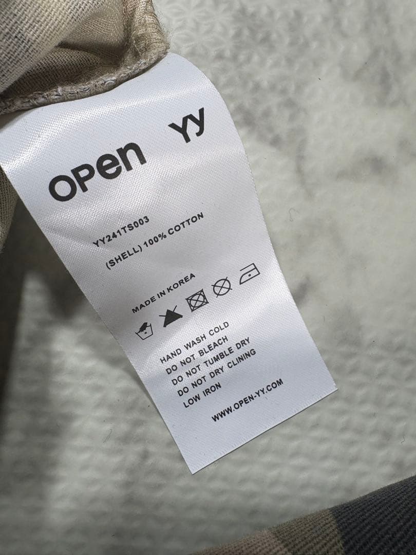 【美品】Open YY ロールウエスト　カモ　迷彩　カーゴパンツ　サイズ1（S）