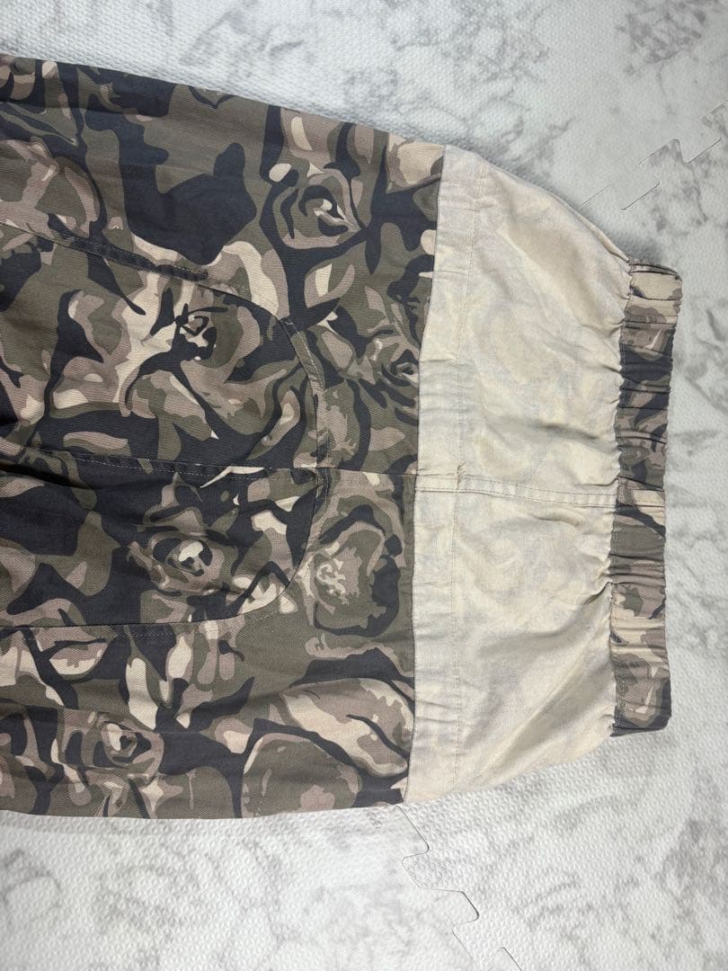 【美品】Open YY ロールウエスト　カモ　迷彩　カーゴパンツ　サイズ1（S）