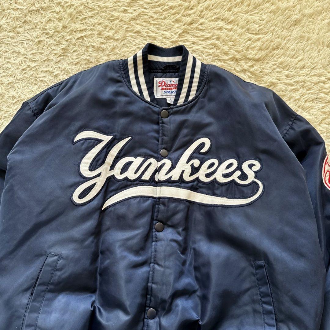 90s 美品 MLB STARTER製 ヤンキース ナイロンスタジャン ブルゾン