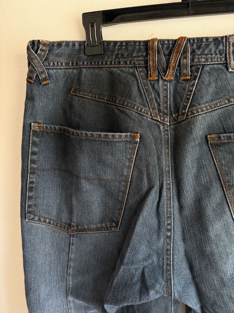 マリテフランソワジルボー デニムパンツ ワイドパンツ 34×32 バギー