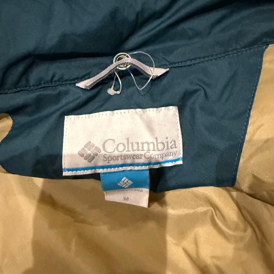 大人気❗️】極暖！肉厚！columbia ダウン ブルー M
