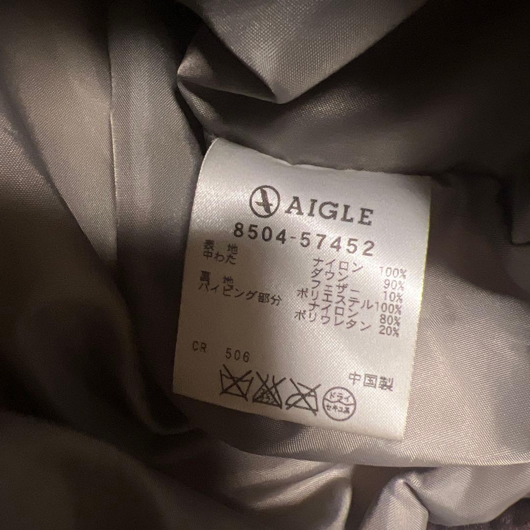 AIGLE ダウンジャケット　オレンジ　XL