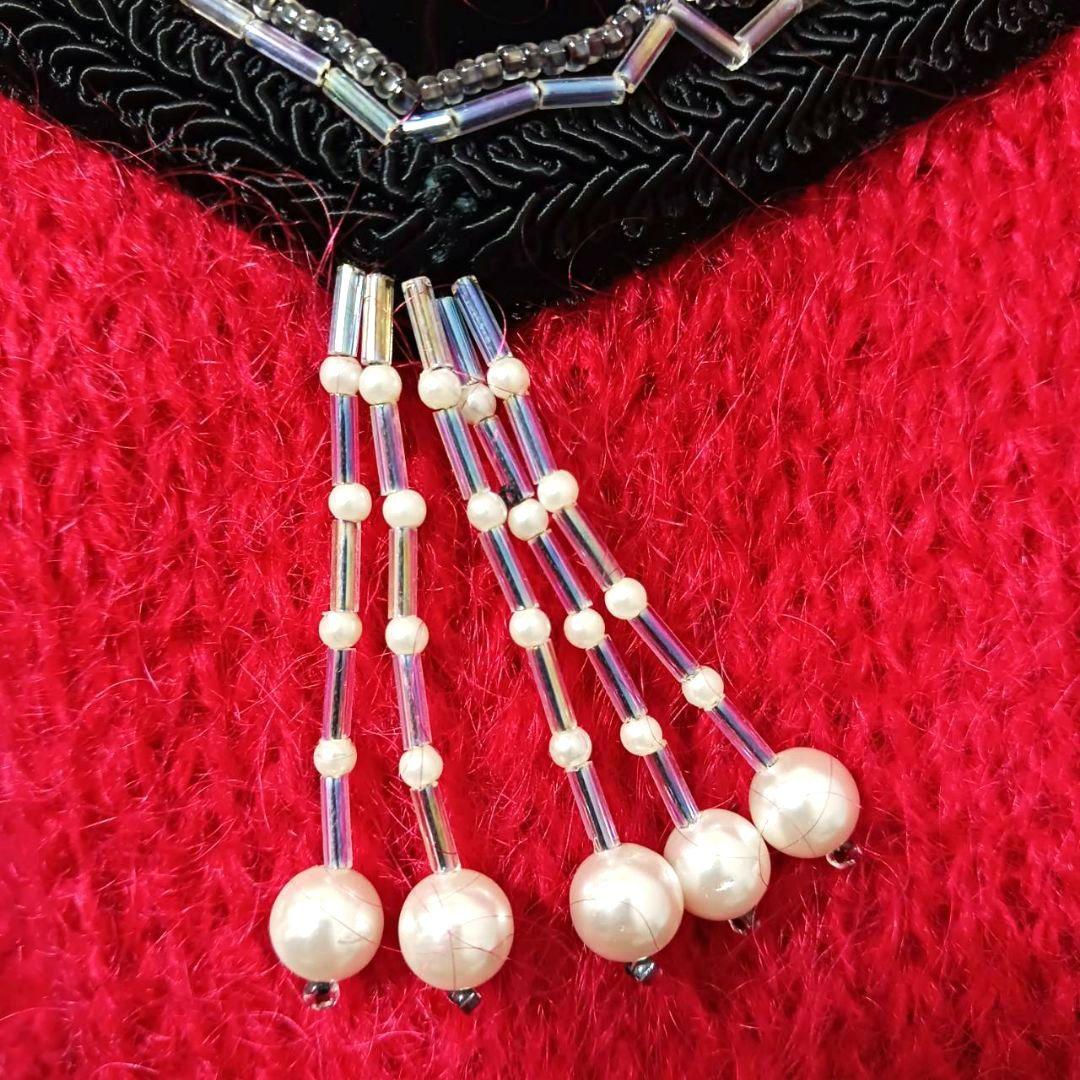 murakami様✨希少 山本寛斎KANSAI O2ヴィンテージカーディガン赤