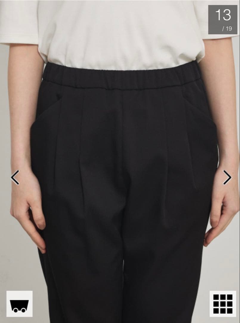 SALE‼️qualite2WAYタックパンツウォームサテンタックパンツ