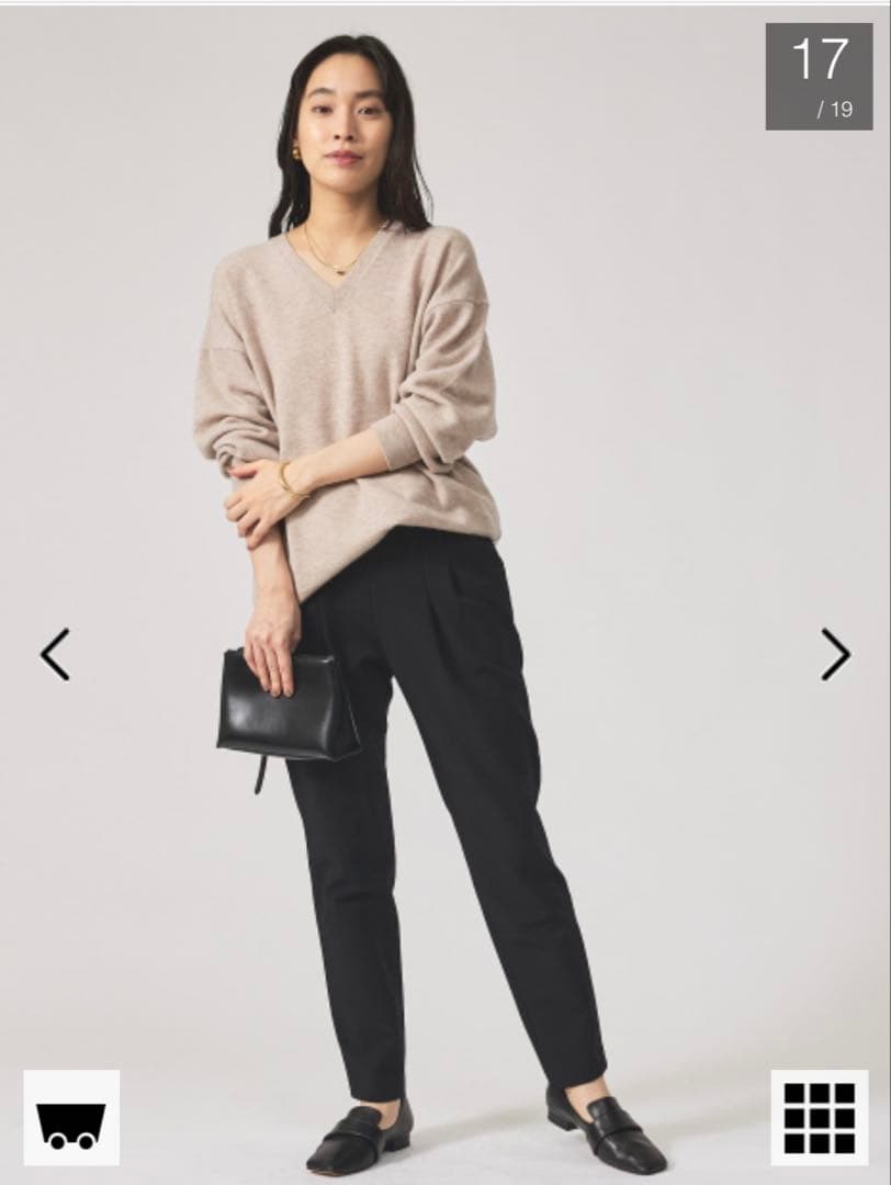 SALE‼️qualite2WAYタックパンツウォームサテンタックパンツ