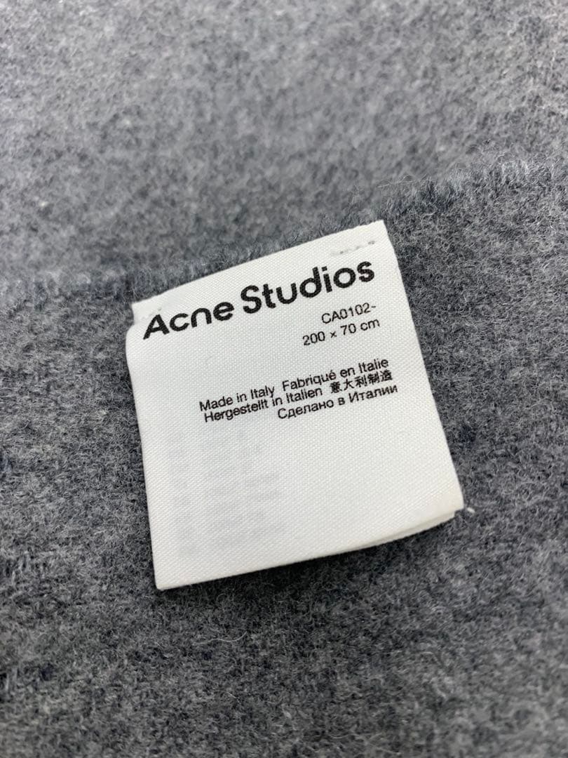 Acne Studios フリンジウールスカーフ オーバーサイズ CA0102