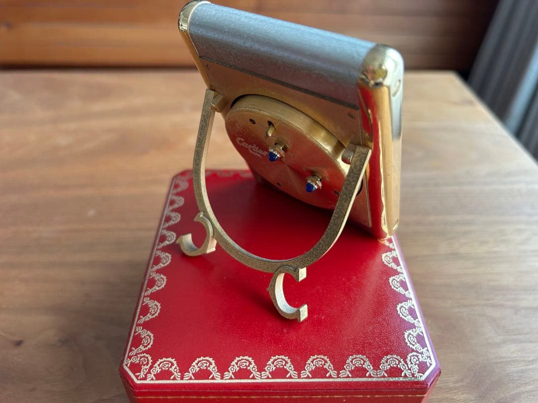 カルチェ　テーブルクロック　置時計　稼動品　保証無し　ジャンク扱い