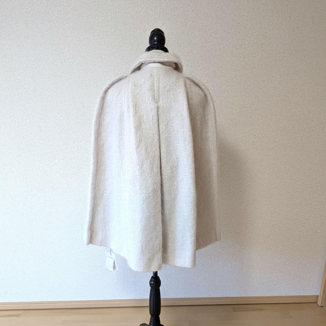 【新品タグ付き】yori ヨリshirocon シャギーケープ　コート　ポンチョ