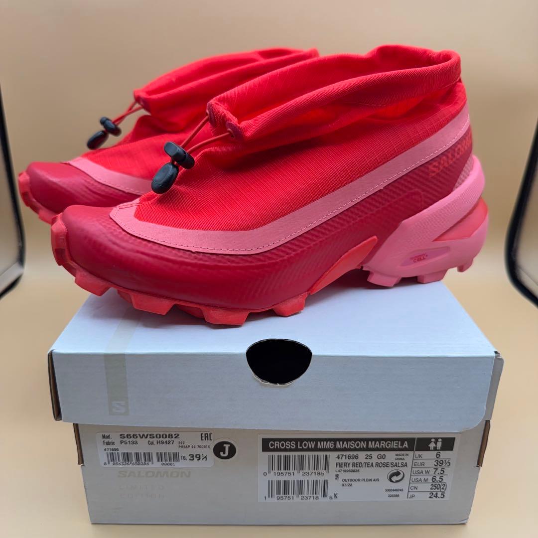 美品 SALOMON x MM6 CROSS LOW 24.5cm