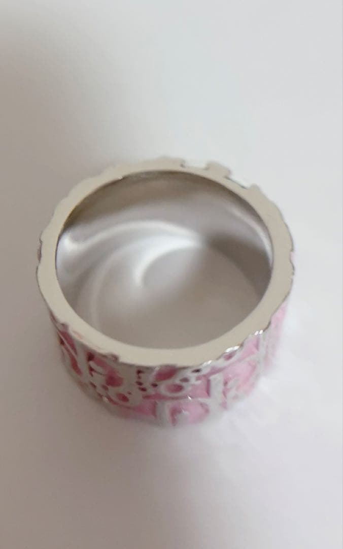 ChristianDior リング　トロッター　ナンバー2 ピンク　15号