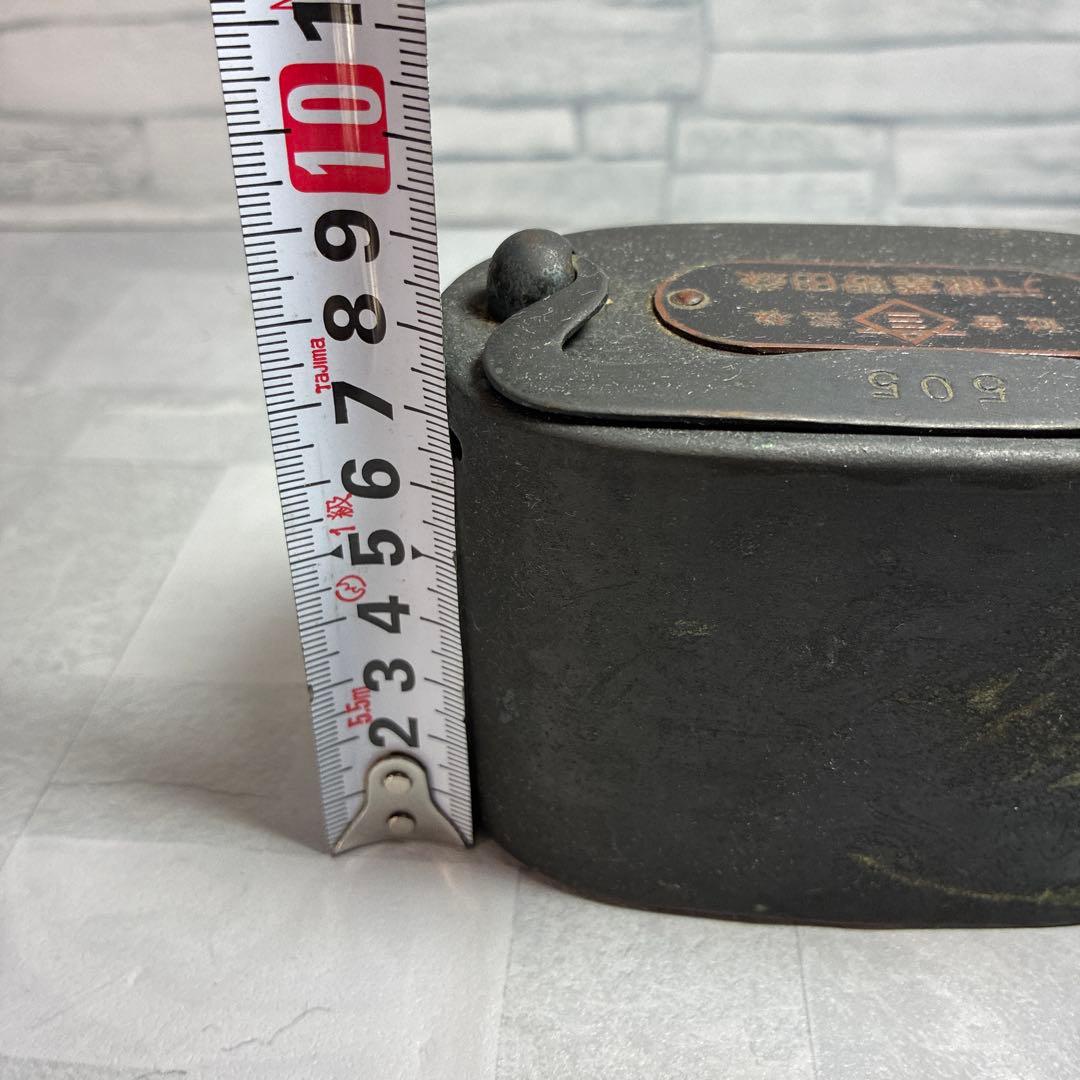 森田貯蓄銀行 非売品 貯金箱 真鍮 昭和 レトロ 鍵なし - アンティーク