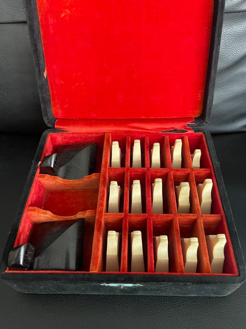 高級琴柱　象牙風　箏　最高級品　15個セット　　総重量208g ケース付き自然物