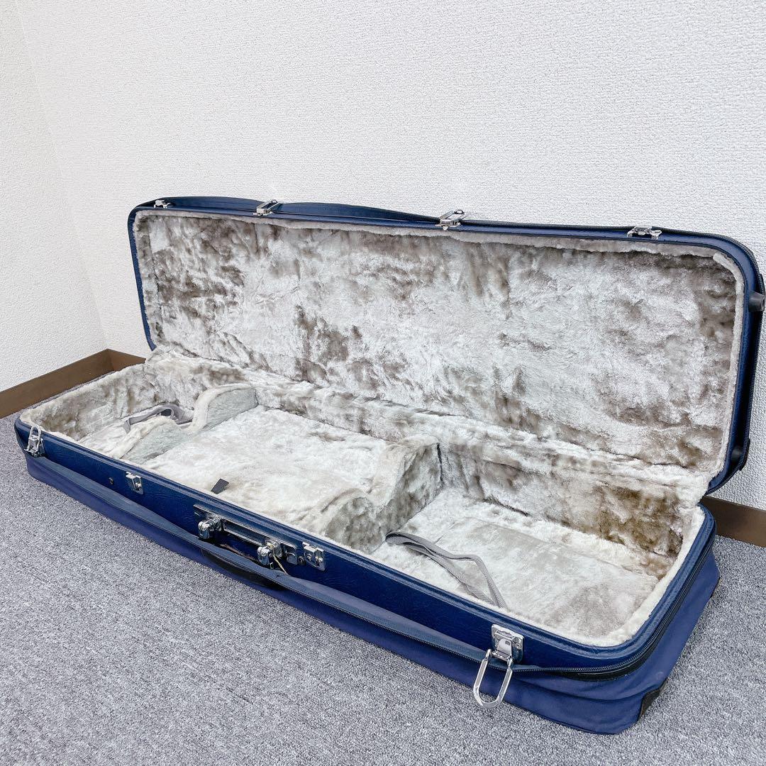 津軽三味線 丸打胴 2本溝 紅木 太棹 付属品多数 和楽器 民謡