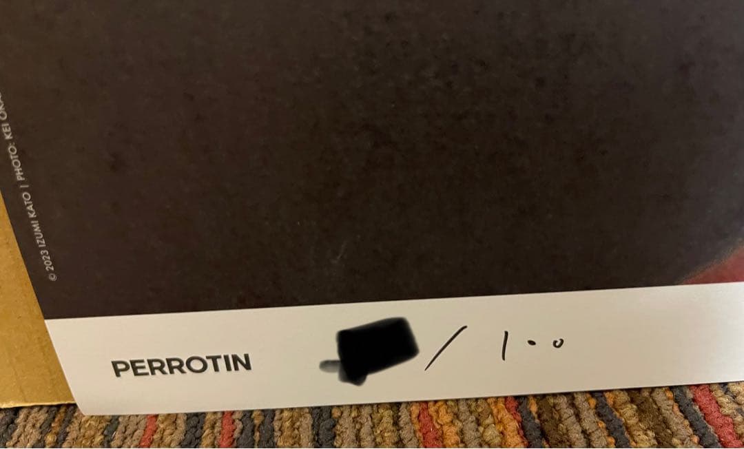 加藤泉 オフセットリトグラフポスター 直筆サイン入り 100部限定