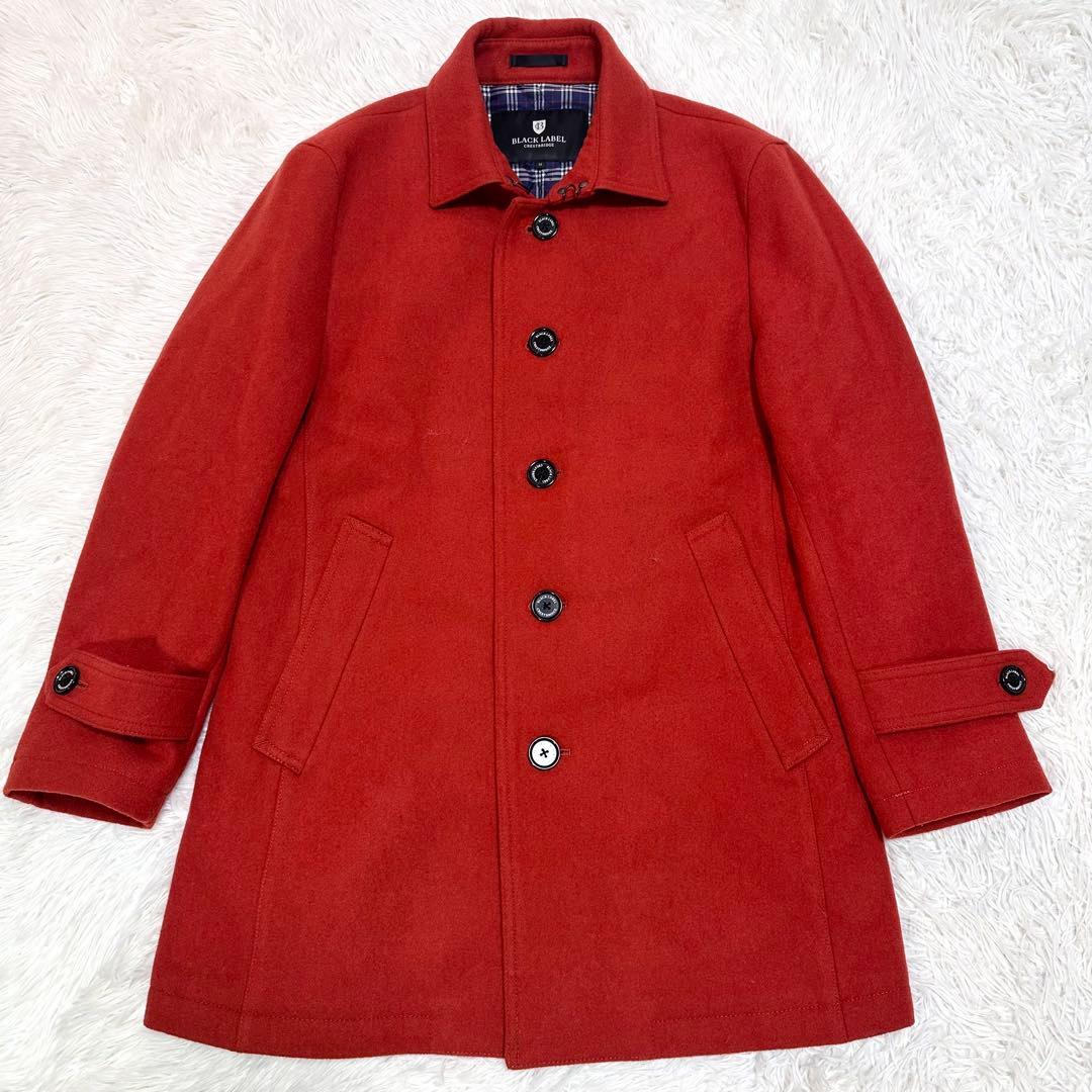 【希少色 美品✨】ブラックレーベルクレストブリッジ ステンカラーコート M 橙