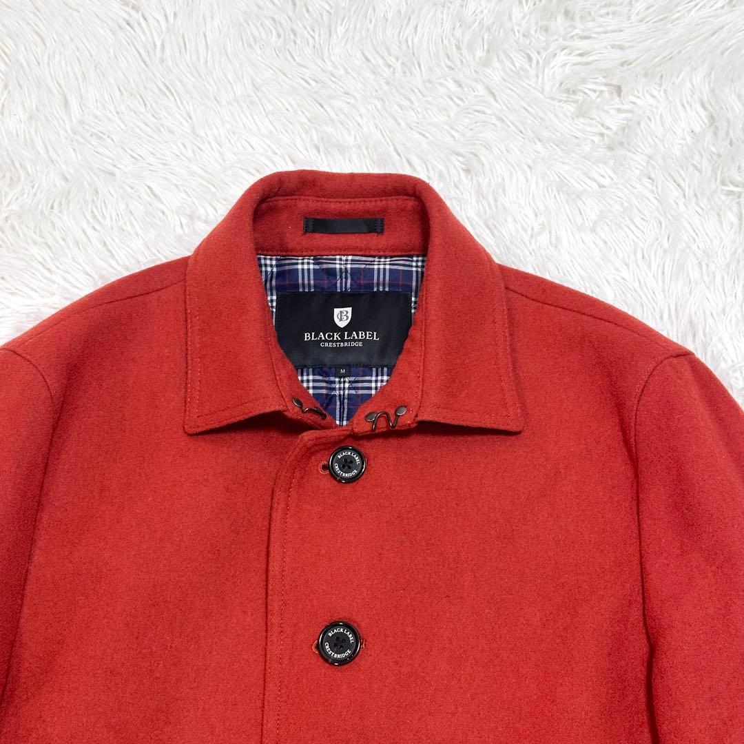 【希少色 美品✨】ブラックレーベルクレストブリッジ ステンカラーコート M 橙