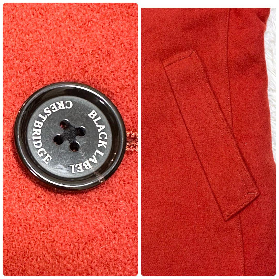 【希少色 美品✨】ブラックレーベルクレストブリッジ ステンカラーコート M 橙