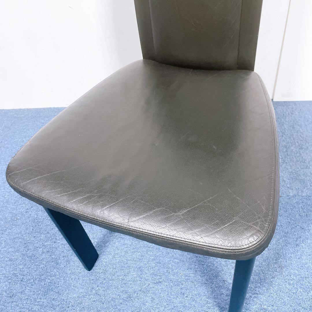 【送料込】カリモク CE35シリーズ ハイバックチェア 本革ダイニング 2脚