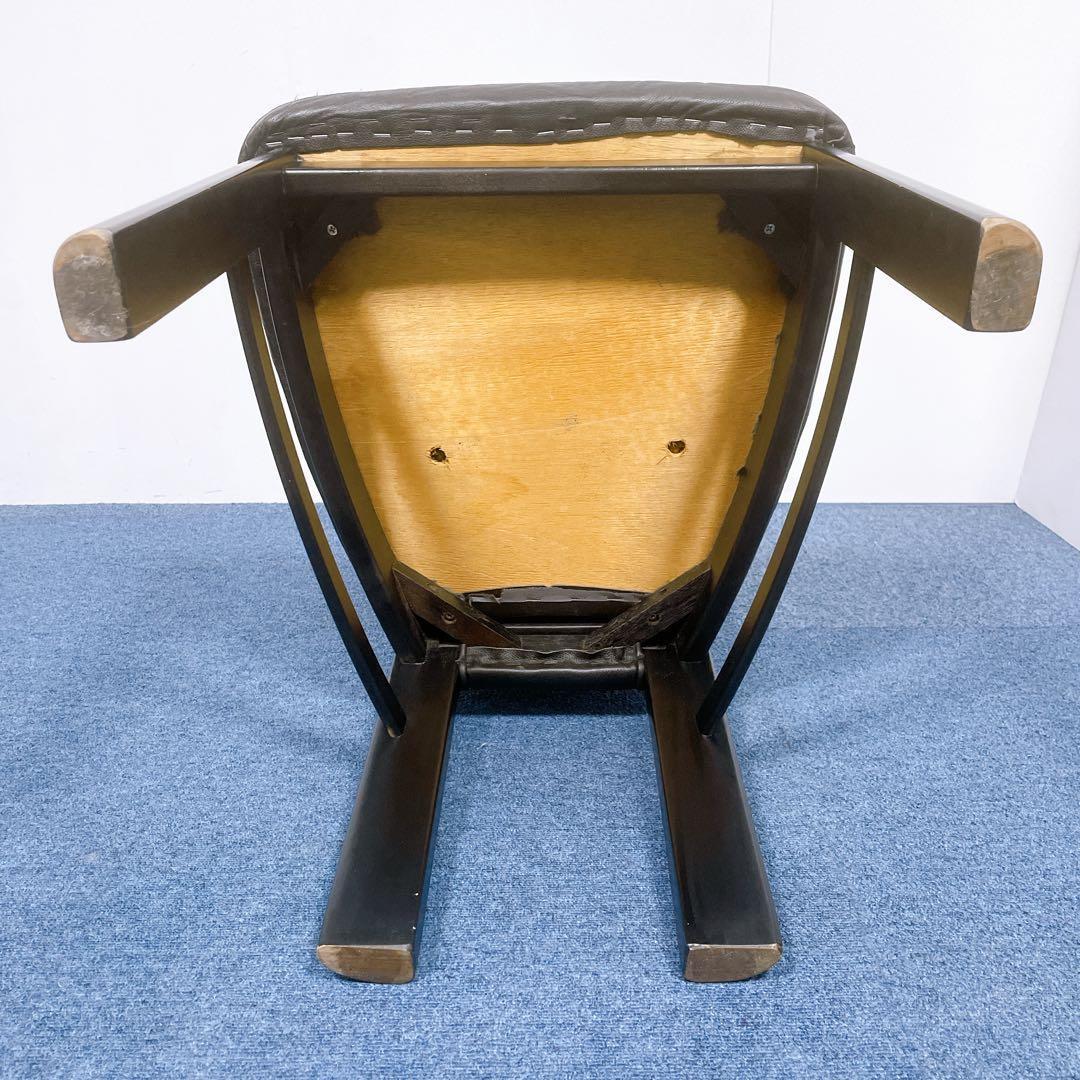 【送料込】カリモク CE35シリーズ ハイバックチェア 本革ダイニング 2脚