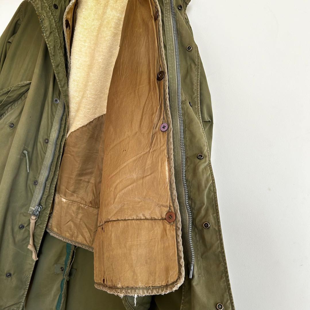 50s US.ARMY m-51 CROWN製 モッズコート パーカー ライナー