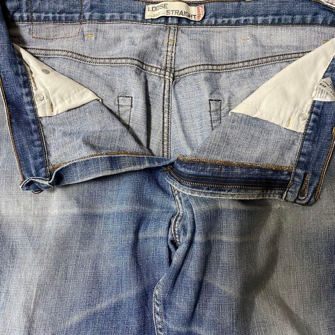 な*つ様 Levi'sリーバイス569 ルーズストレートデニムジーンズW38