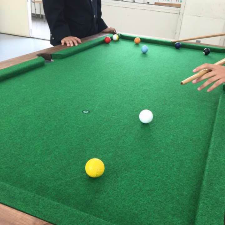 手作りビリヤード台