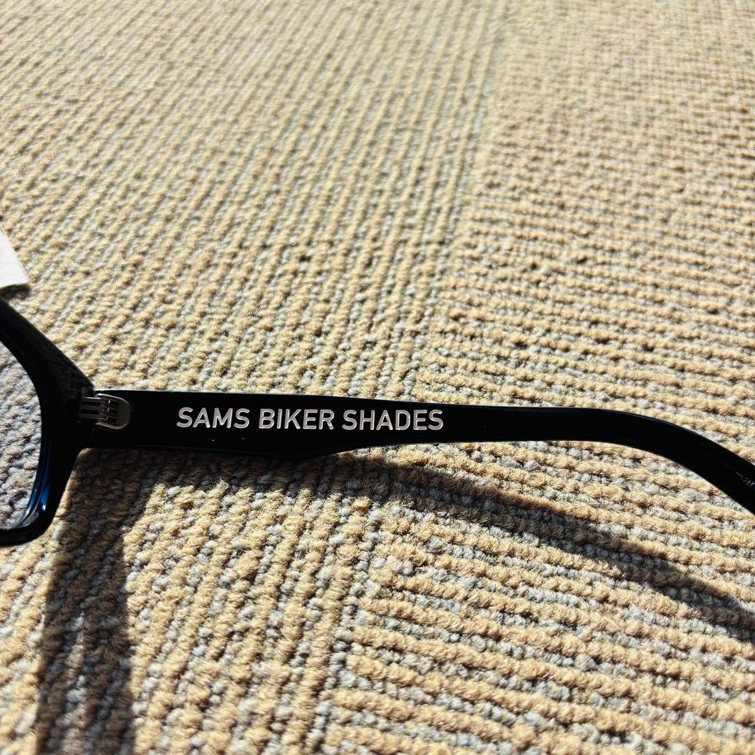 お値下げ　SAMS BIKER SHADES 野村周平着用　ブルーサングラス