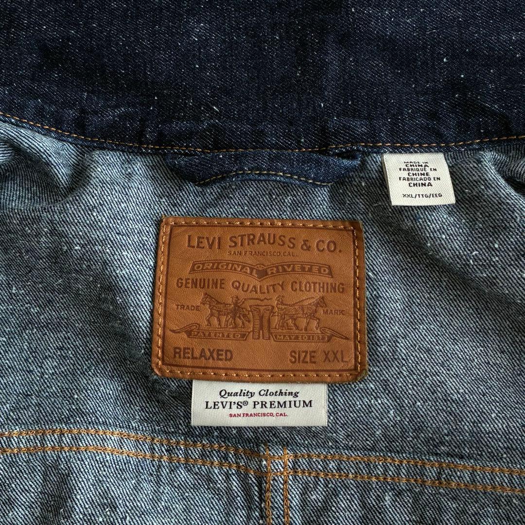 【濃紺】LEVI'S 1stタイプ Tバック デニムジャケット Gジャン XXL