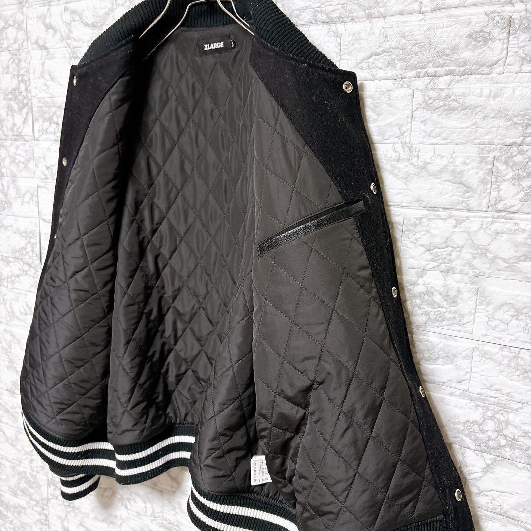 ⭐美品⭐XLARGE スタジャン VARSITY JACKET XL 黒