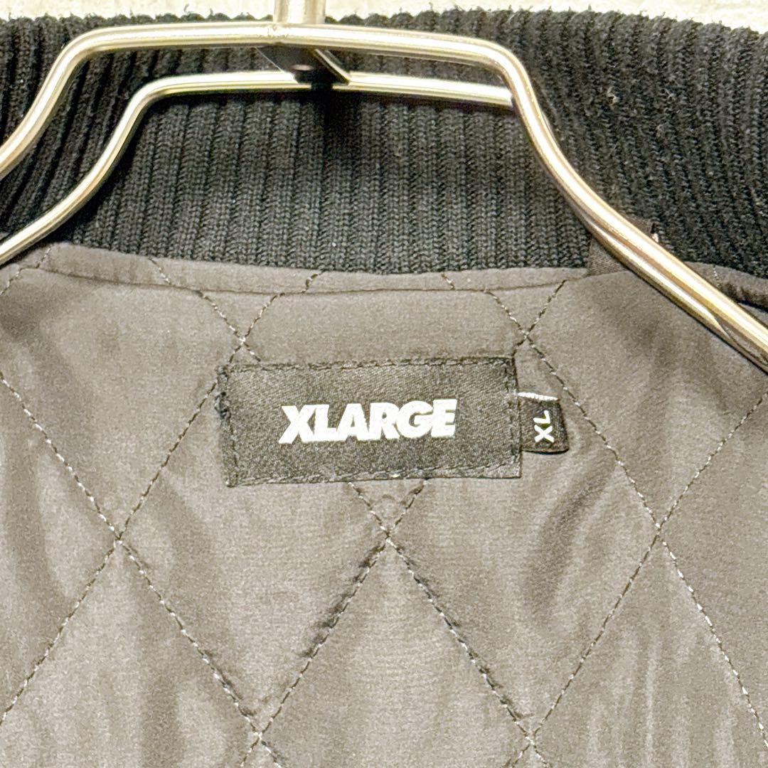 ⭐美品⭐XLARGE スタジャン VARSITY JACKET XL 黒