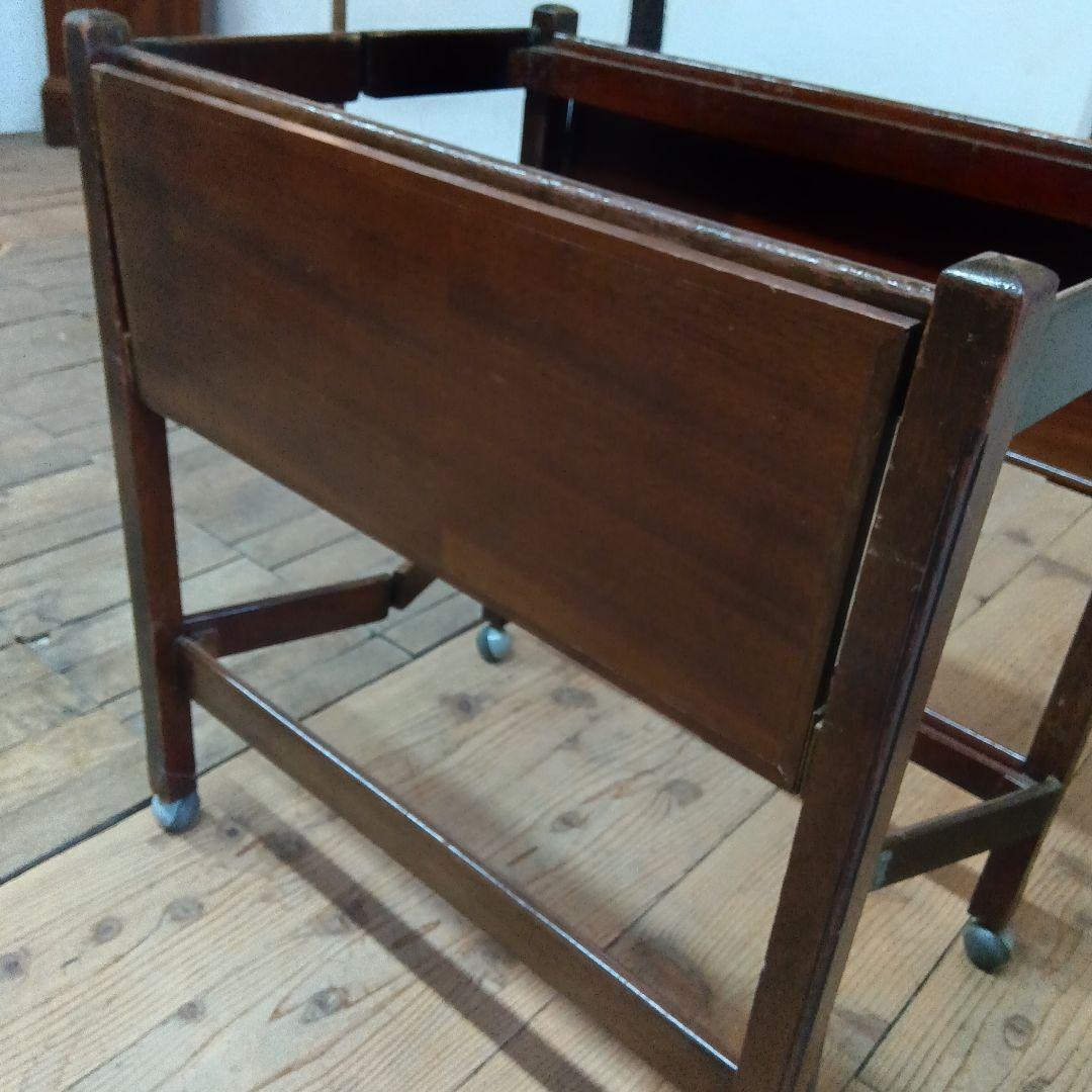 イギリス アンティーク 家具 キッチンワゴン トロリー キャスター付 6684b