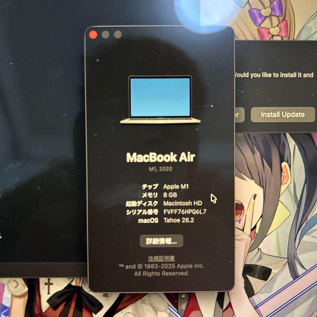 Apple MacBook Air M1 2020 13インチ 256GB