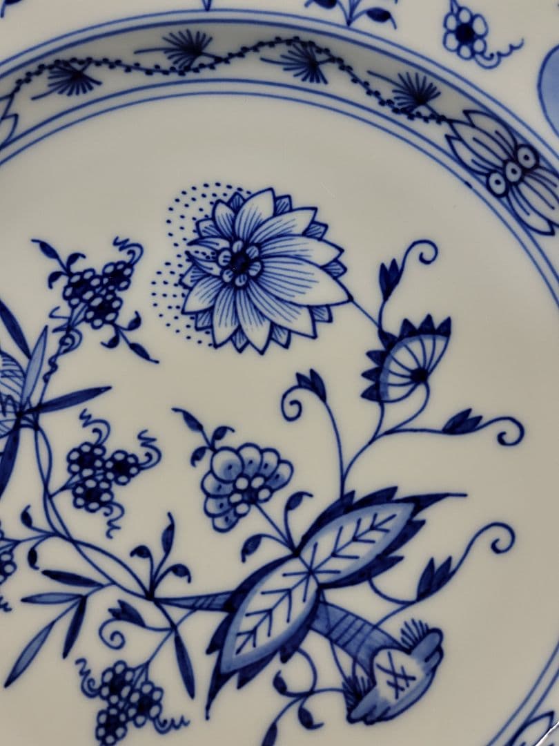 未使用近✨マイセン ブルーオニオン プレート 20cm皿 サラダ デザート2