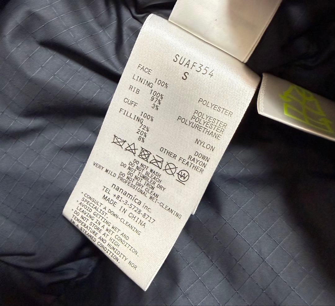 nanamica GORE-TEX Short Down Jacket 紺 S