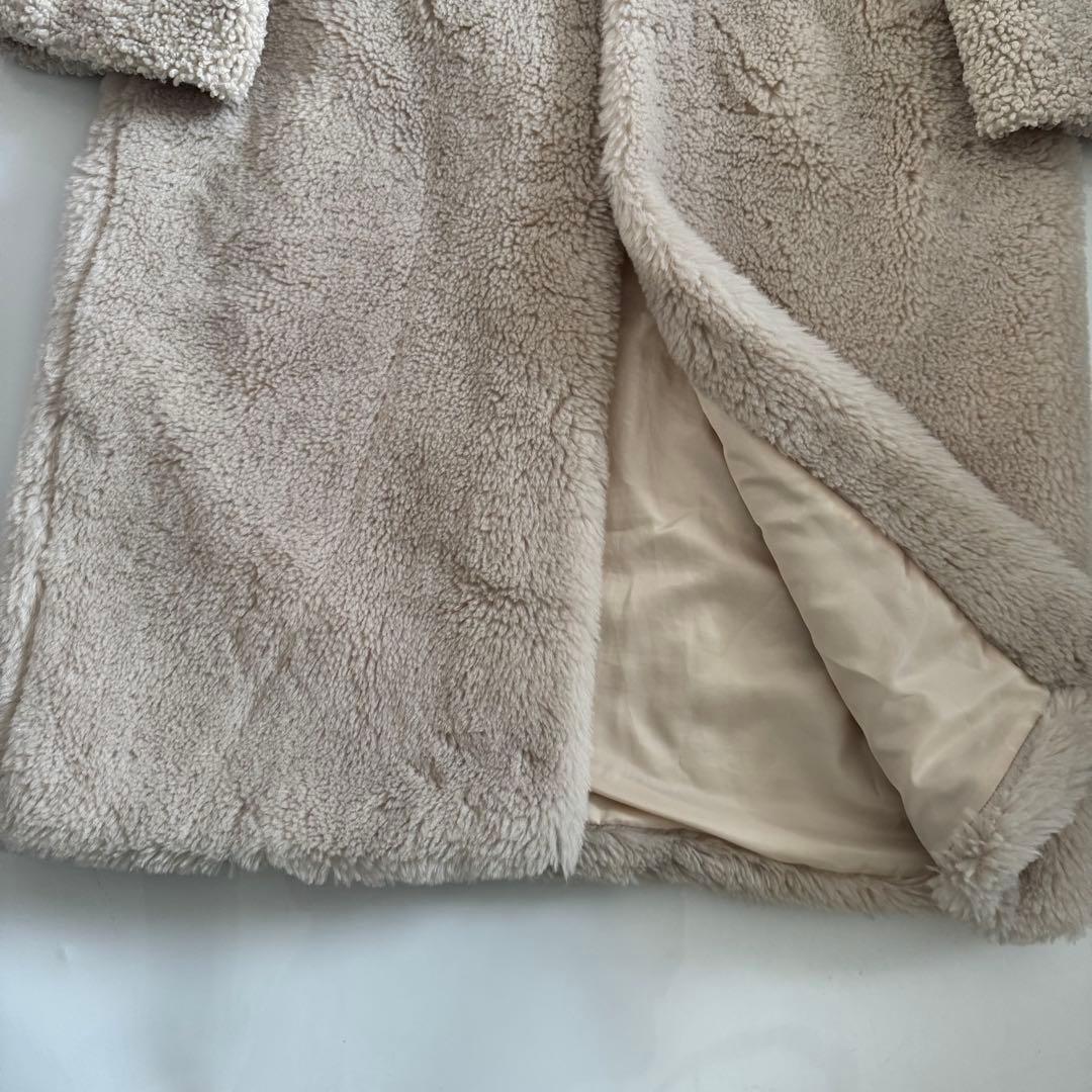 CLANE MIX FUR COCOON COAT クラネ　テディベア　コート