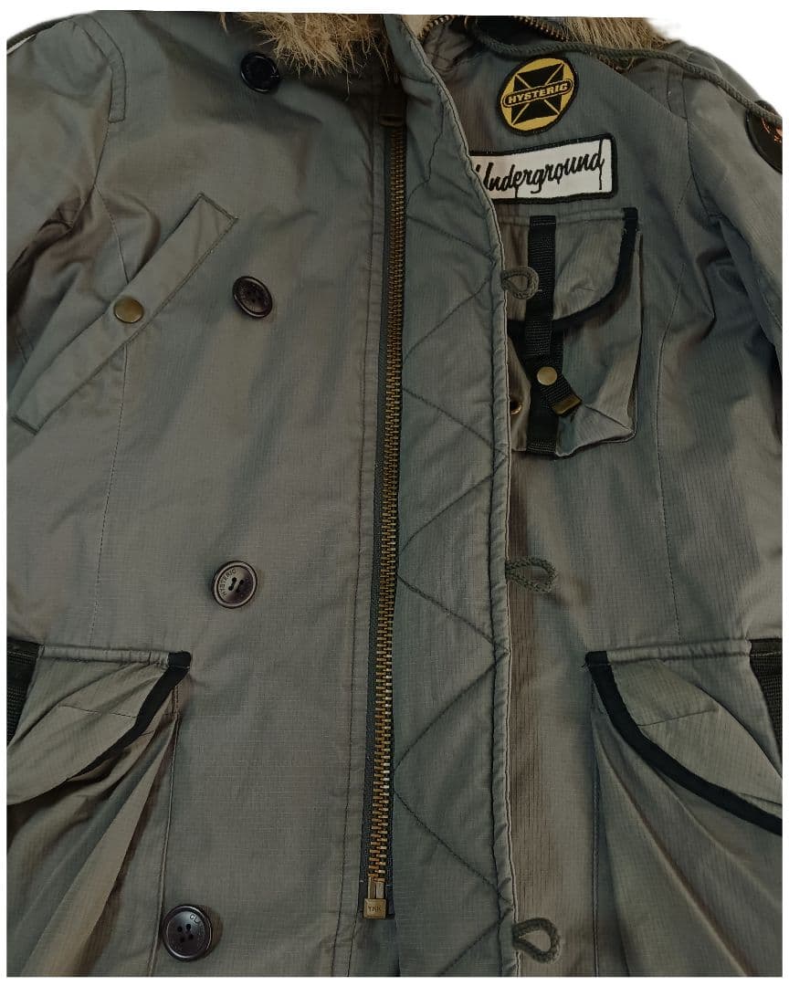 【希少】ヒステリックグラマー◆ モッズコート N3B ミリタリージャケット