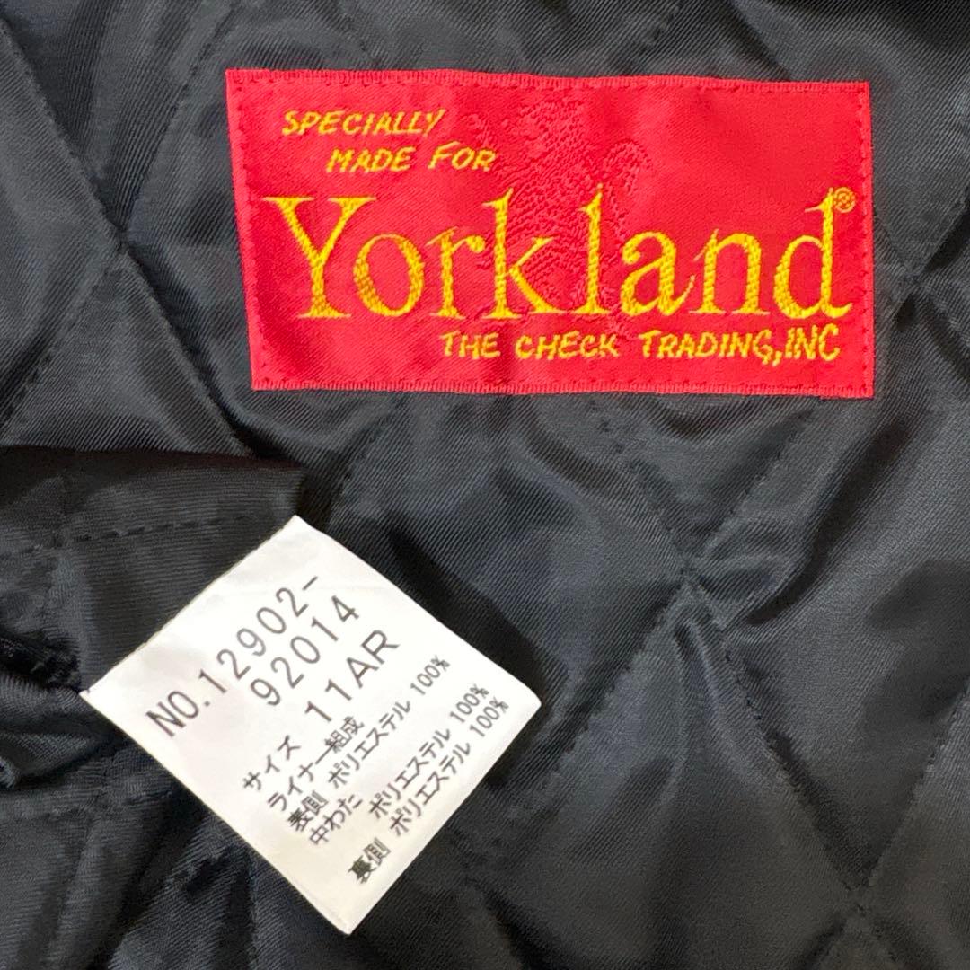 YORKLAND★　ロングコート　チェック柄　ライナー付き　レア　希少　アウター