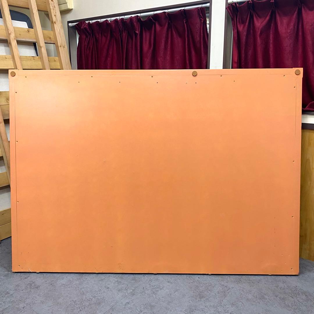 イタリア製 ヴィンテージ バロック ゴールド 彫刻 キングベッド ヘッドボード