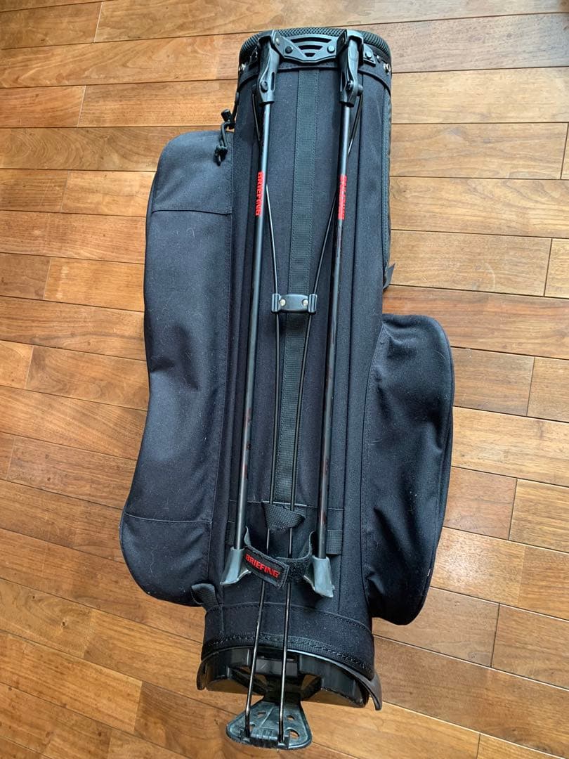 ブリーフィング　キャディバッグ　ブラック スタンド式　軽量　ショルダー式