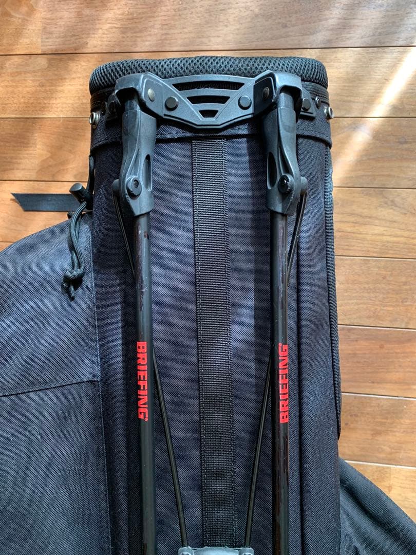 ブリーフィング　キャディバッグ　ブラック スタンド式　軽量　ショルダー式