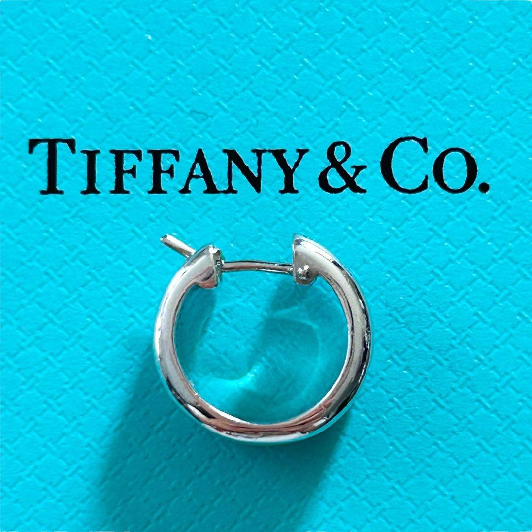 【美品】ティファニー アトラス フープ ピアス 片耳SV925 y2k