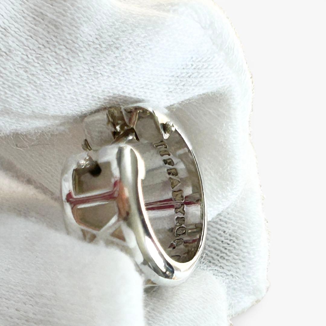 【美品】ティファニー アトラス フープ ピアス 片耳SV925 y2k