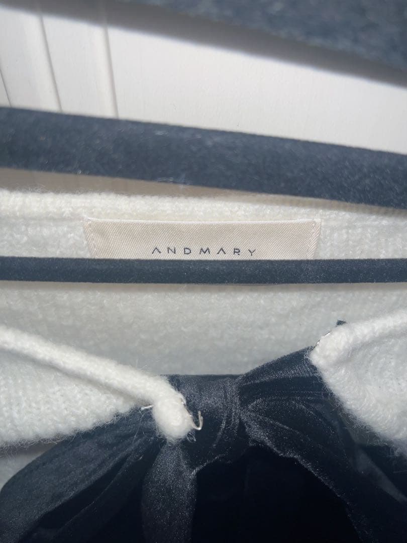 ワンピース ANDMARY Anita ribbon mini dress