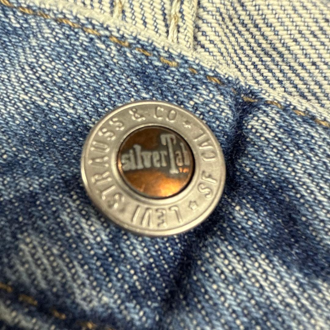 90s リーバイス シルバータブ BAGGY バギー デニム 38×32 ブルー