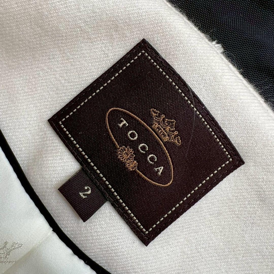 TOCCA 2023 ツイードノーカラーコート SWEET TWINKLE