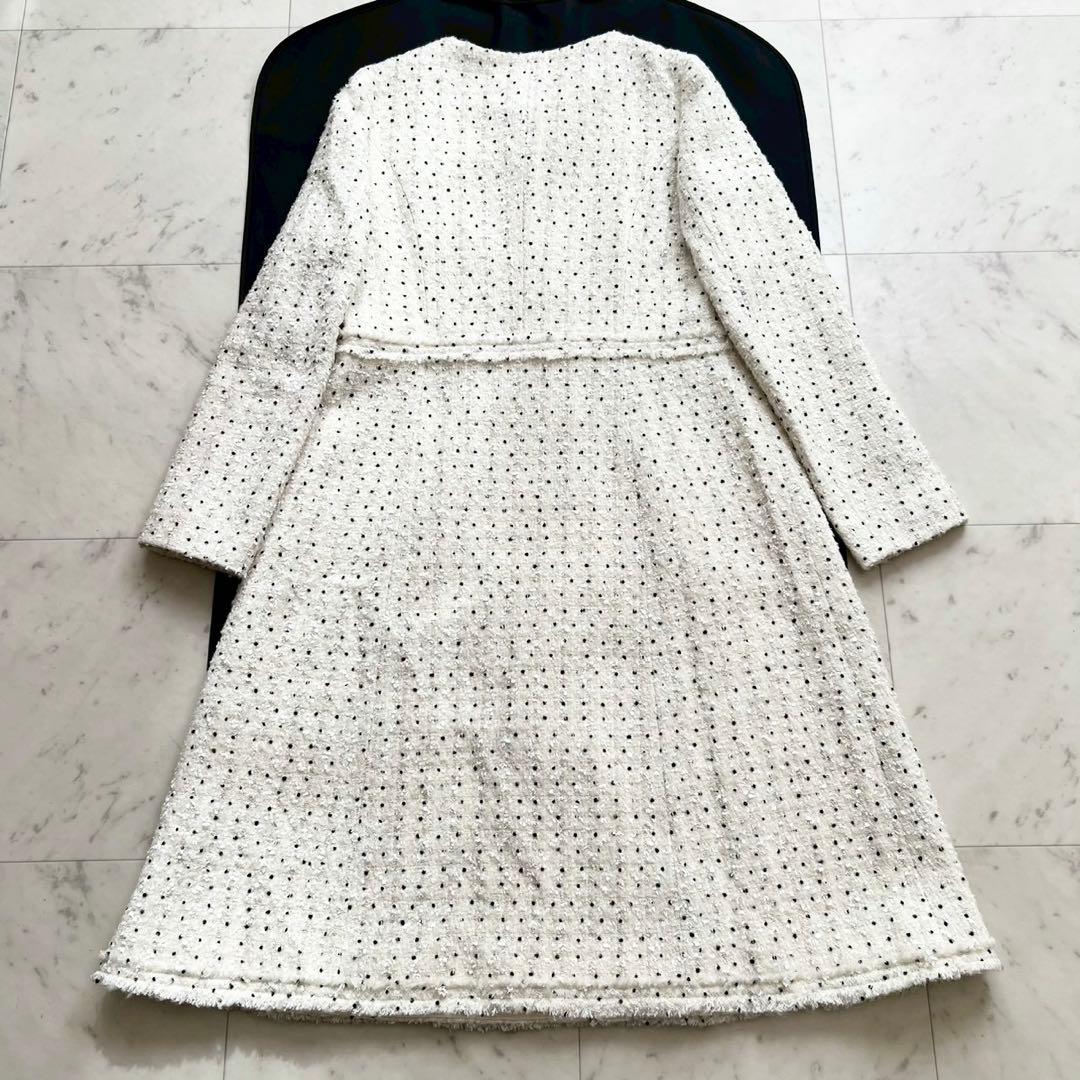 TOCCA 2023 ツイードノーカラーコート SWEET TWINKLE