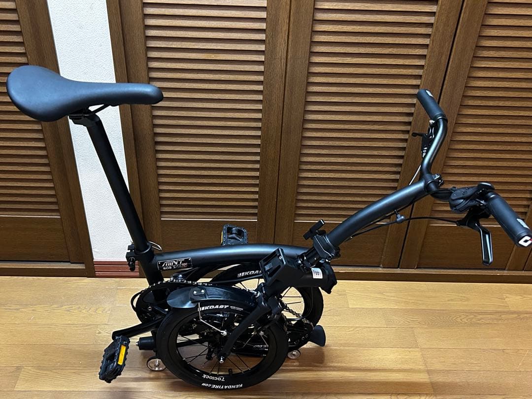 14インチ折り畳み自転車　MINT BOB3-14K　BROMPTON風