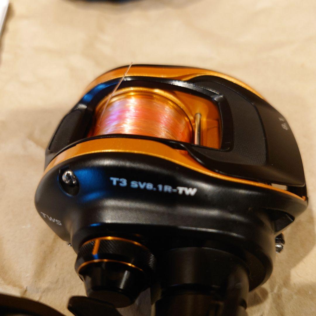 ほぼ未使用！DAIWA T3 SV 8.1R-TW！新品スプール&カバー付！