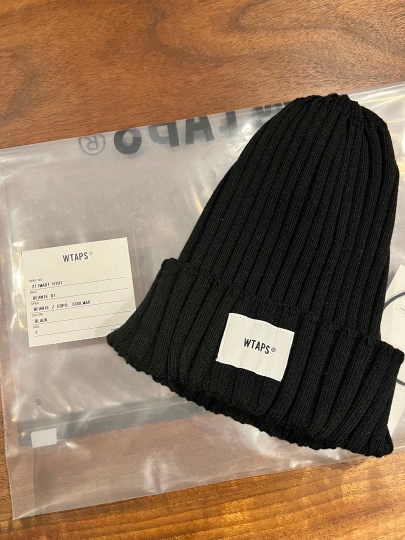 WTAPS ブラック ニット帽 フリーサイズの通販はau PAY マーケット