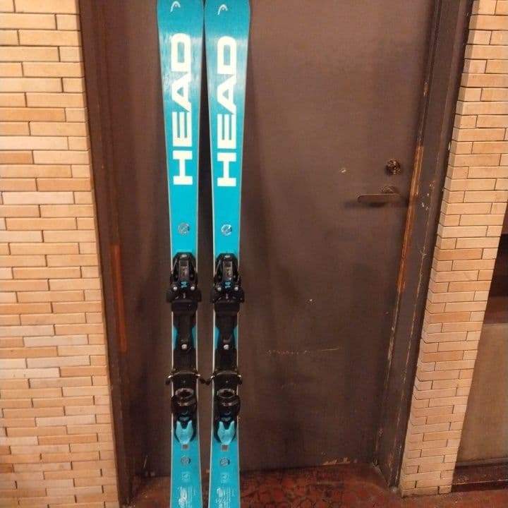 HEAD スキー板 青 白 ビンディング付き